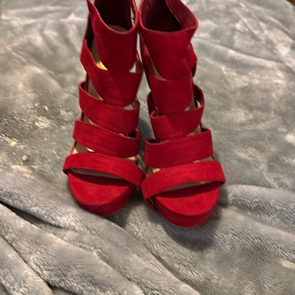 Candie's Women's Red Heels